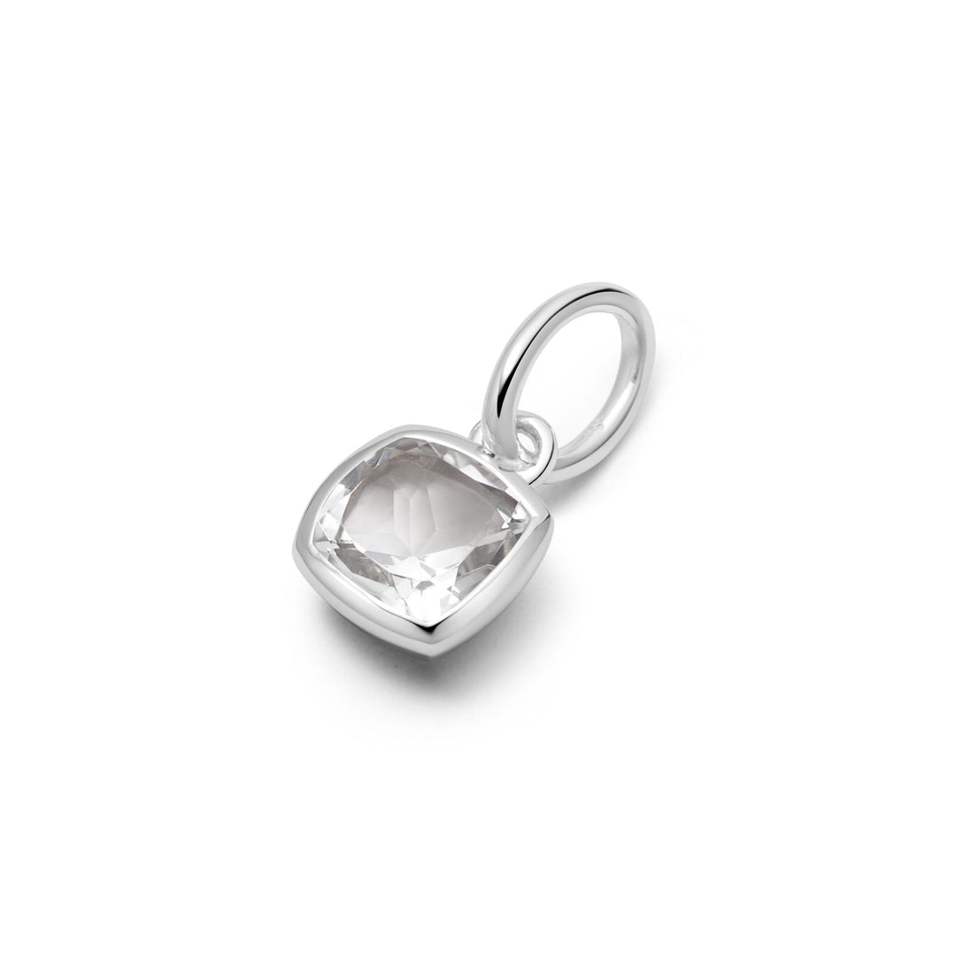 Daisy London Silver Moonstone June Birthstone Charm Necklace - MococoDaisy LondonBS18_SLVNecklaces