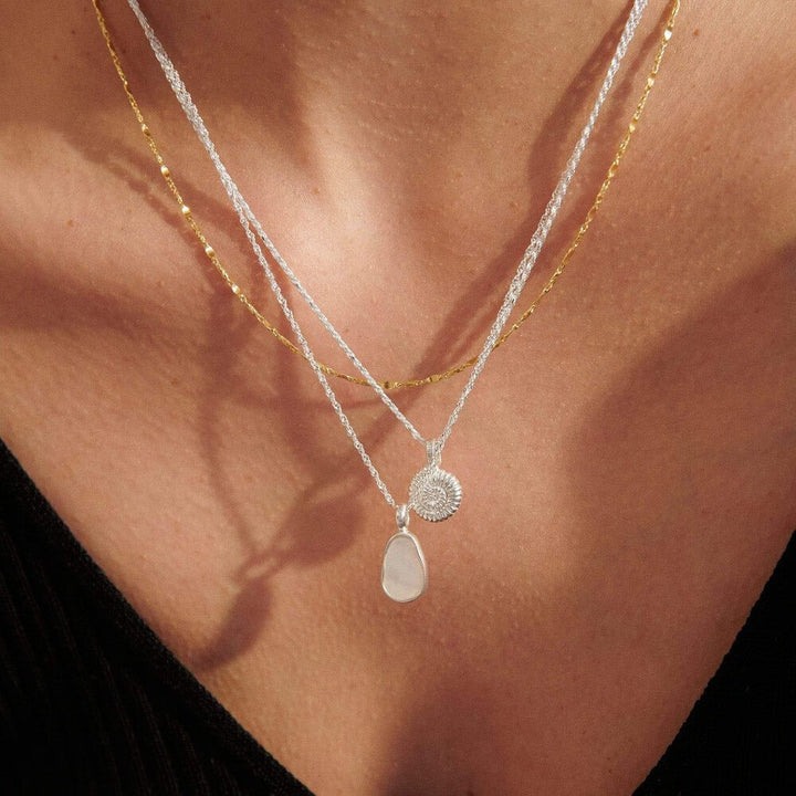 Daisy London Silver Mother Of Pearl Layering Set - MococoDaisy LondonGSET154_SLVJewellery Sets