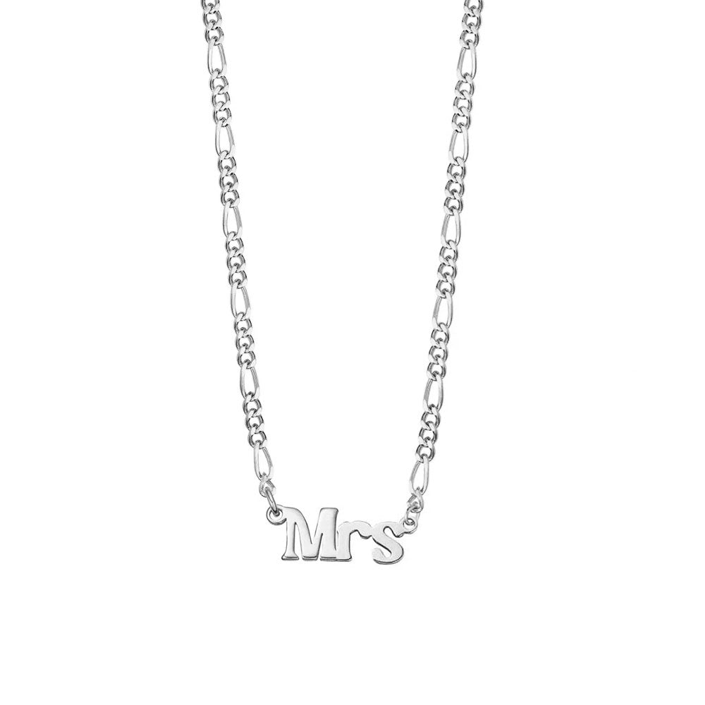 Daisy London Silver Mrs Necklace - MococoDaisy LondonNP007_SLV_MRSNecklaces