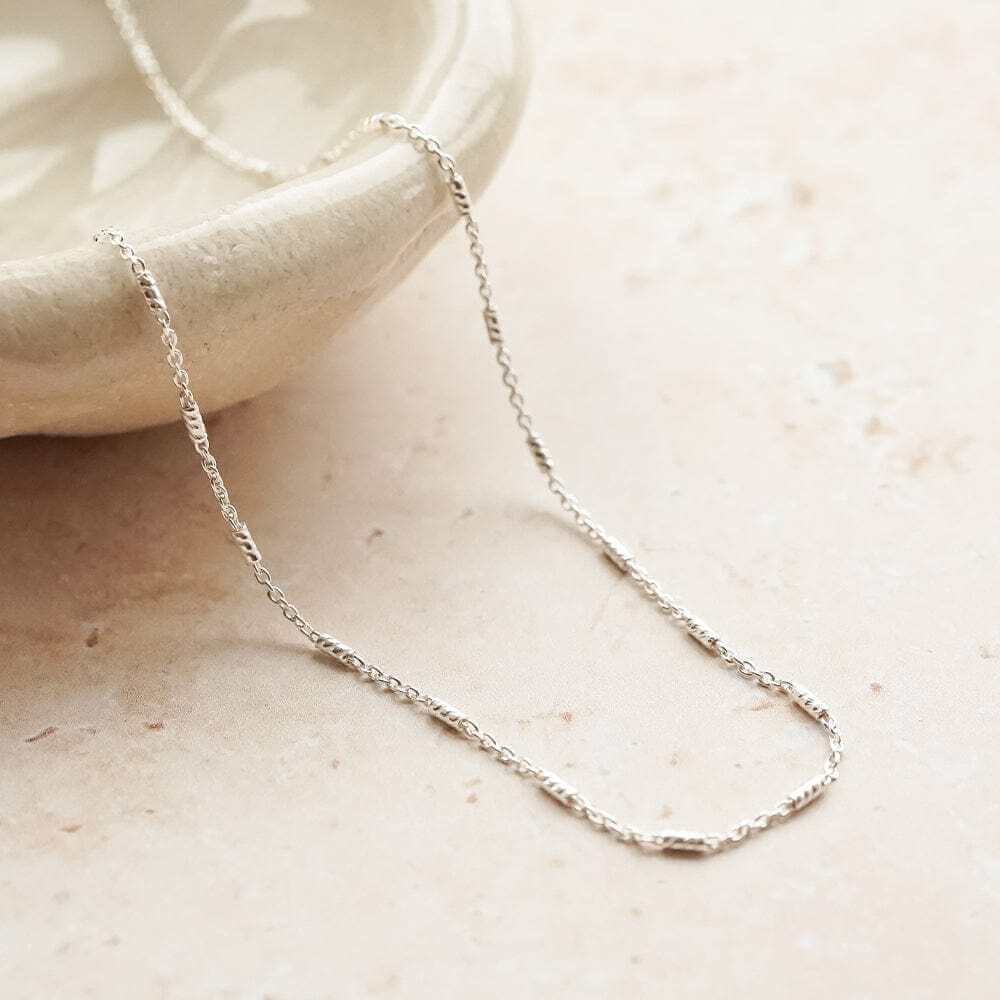 Daisy London Silver Nova Modern Chain Necklace - MococoDaisy LondonFCTUBE_SLVNecklaces