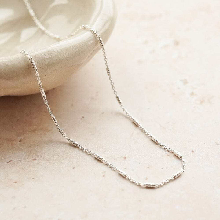 Daisy London Silver Nova Modern Chain Necklace - MococoDaisy LondonFCTUBE_SLVNecklaces