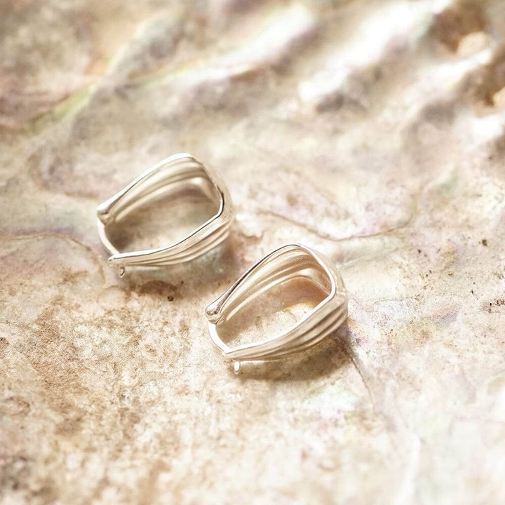 Daisy London Silver Organic Creole Earrings - MococoDaisy LondonSE17_SLVEarrings