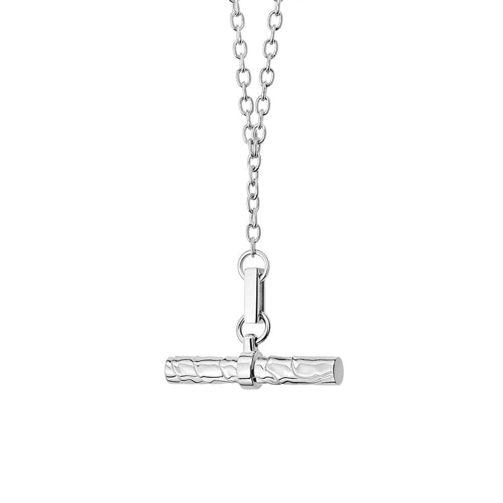 Daisy London Silver Oyster T Bar Necklace - MococoDaisy LondonTN02_SLVNecklaces