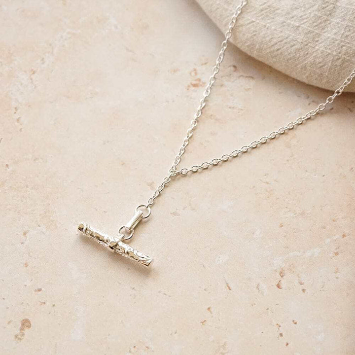 Daisy London Silver Oyster T Bar Necklace - MococoDaisy LondonTN02_SLVNecklaces