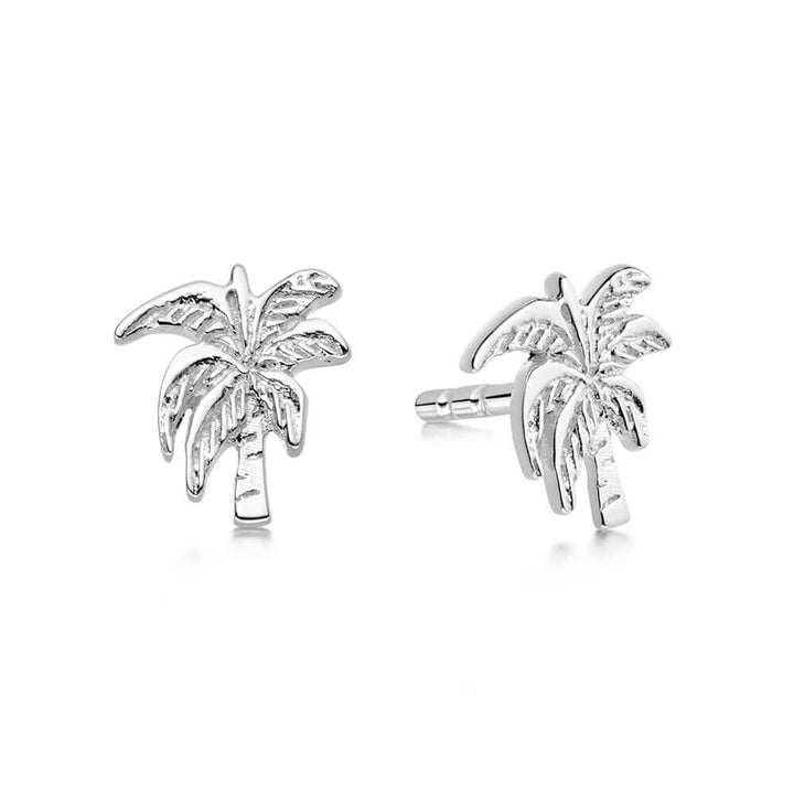 Daisy London Silver Palm Tree Stud Earrings - MococoDaisy LondonST03_SLVEarrings