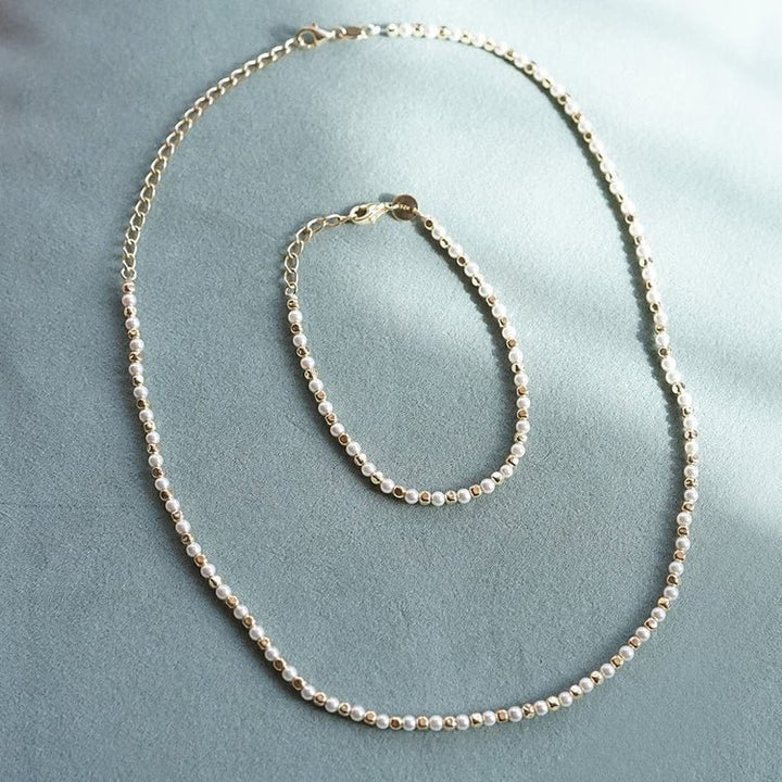 Daisy London Silver Pearl & Bead Bracelet - MococoDaisy LondonBPBR02_SLVBracelets