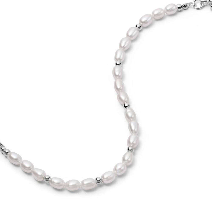 Daisy London Silver Pearl Beaded Necklace - MococoDaisy LondonBPN04_SLVNecklaces