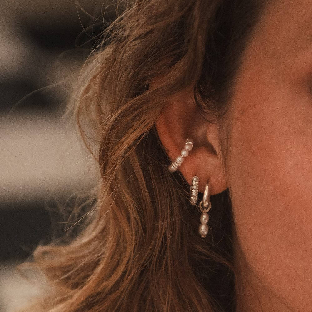 Daisy London Silver Pearl Ear Cuff - MococoDaisy LondonSE11_SLVEarrings