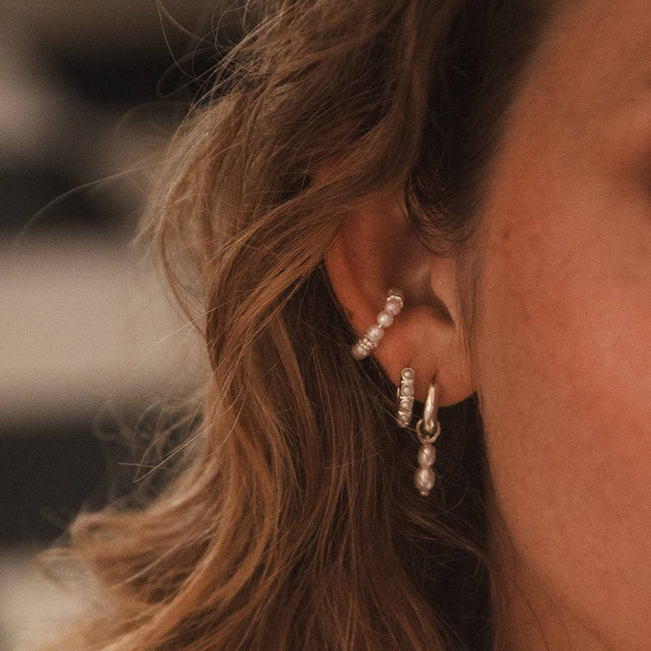 Daisy London Silver Pearl Ear Cuff - MococoDaisy LondonSE11_SLVEarrings