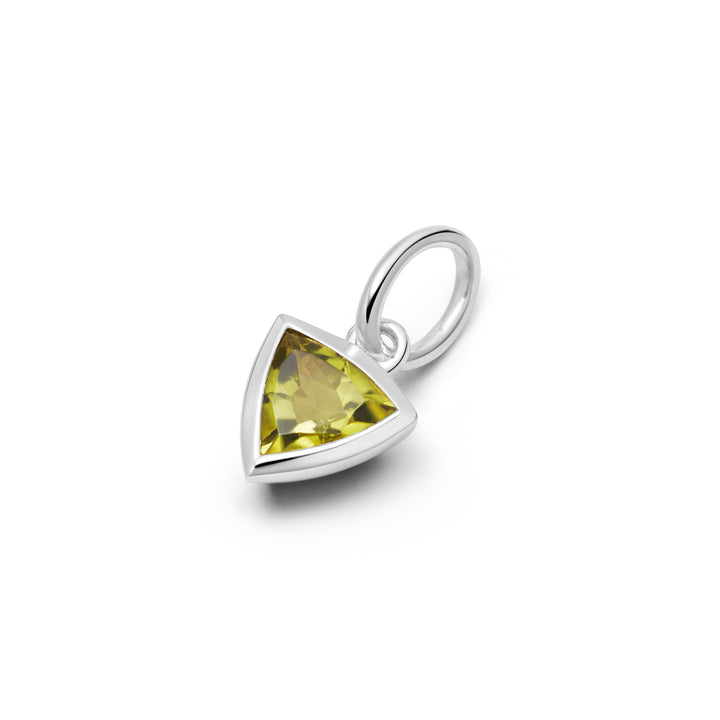 Daisy London Silver Peridot August Birthstone Charm Necklace - MococoDaisy LondonBS20_SLVNecklaces