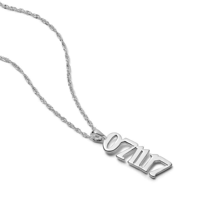 Daisy London Silver Personalised Pendant Name Necklace - MococoDaisy LondonNP011_SLVCharms & Pendants