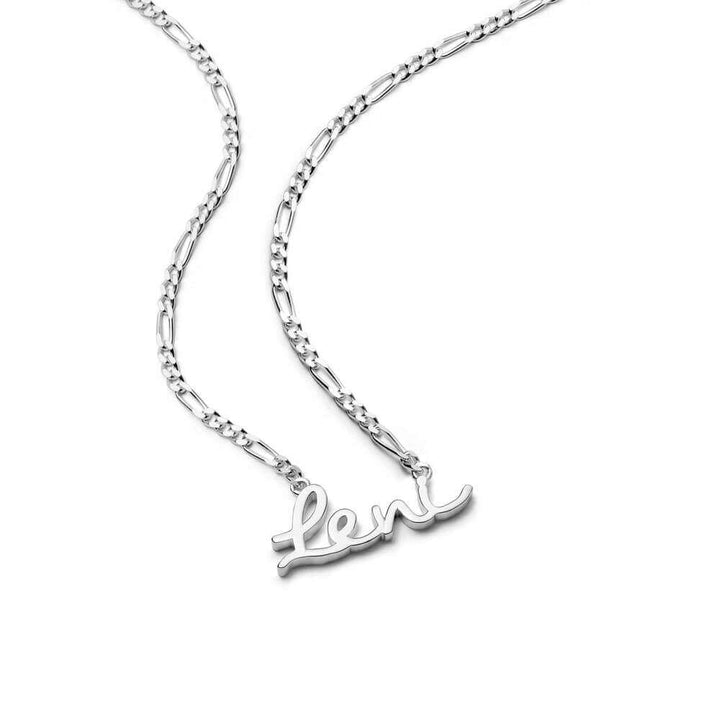 Daisy London Silver Personalised Script Name Necklace - MococoDaisy LondonNP009_SLVNecklaces