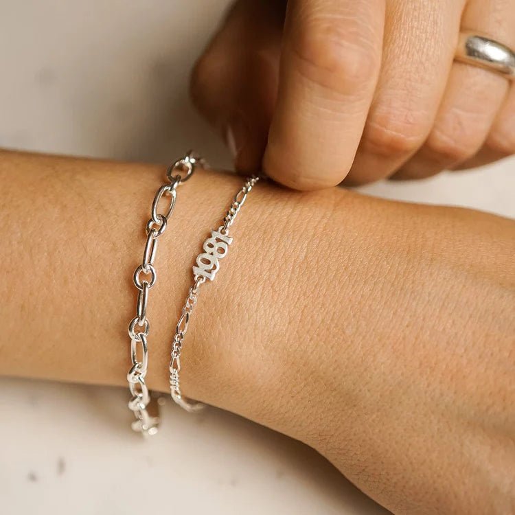 Daisy London Silver Personalised Year Bracelet - MococoDaisy LondonBRNP006_SLVBracelets