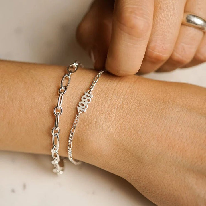 Daisy London Silver Personalised Year Bracelet - MococoDaisy LondonBRNP006_SLVBracelets