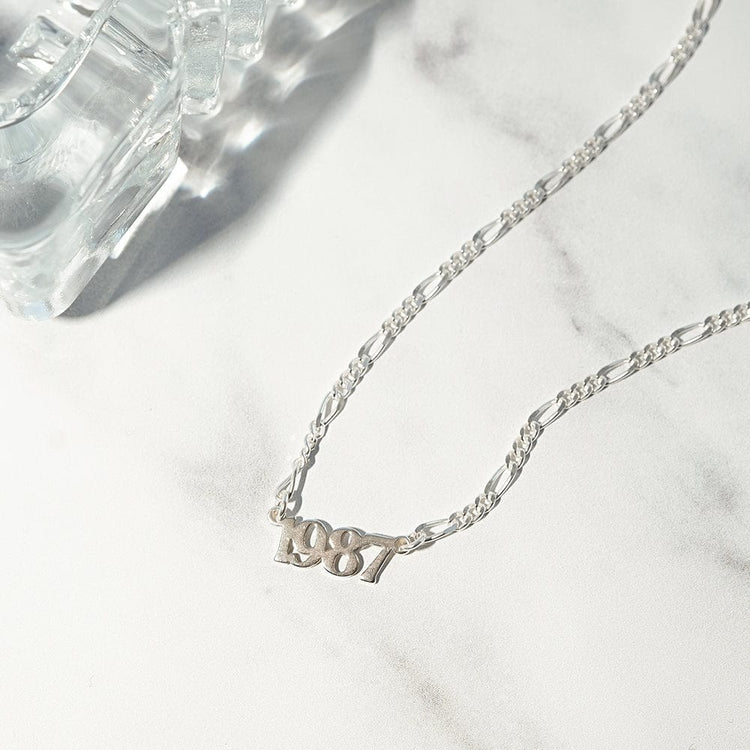 Daisy London Silver Personalised Year Necklace - MococoDaisy LondonNP006_SLVNecklaces