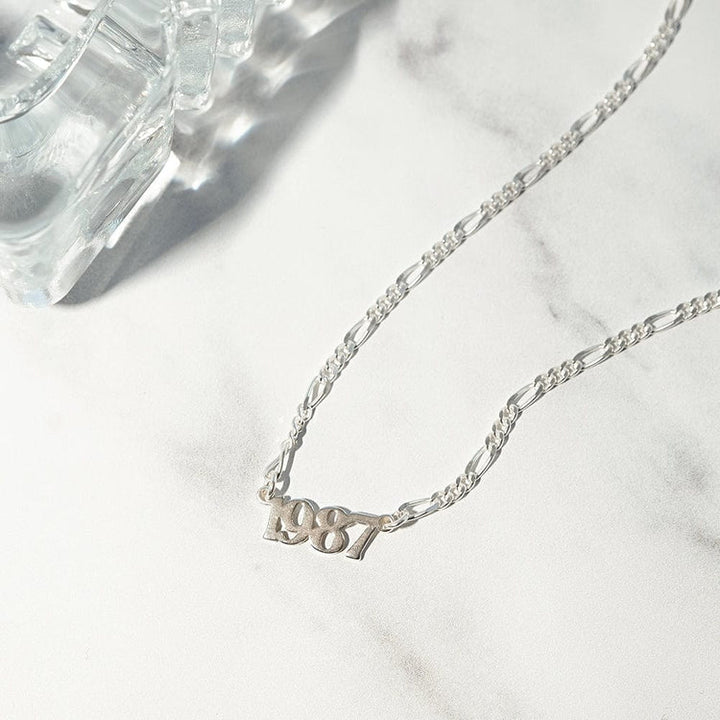 Daisy London Silver Personalised Year Necklace - MococoDaisy LondonNP006_SLVNecklaces