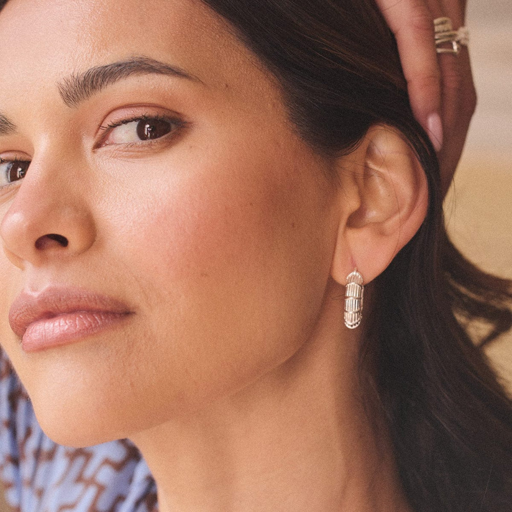 Daisy London Silver Plate Apollo Large Hoop image 5