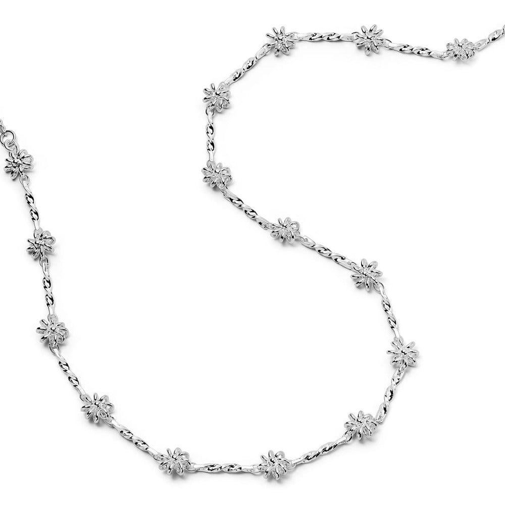 Daisy London Silver Plate Chain Twist Necklace