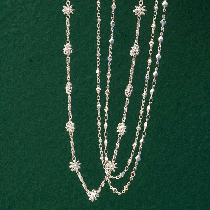 Daisy London Silver Plate Chain Twist Necklace Additional Image - 2
