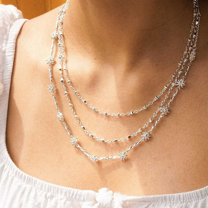Daisy London Silver Plate Chain Twist Necklace Additional Image - 3