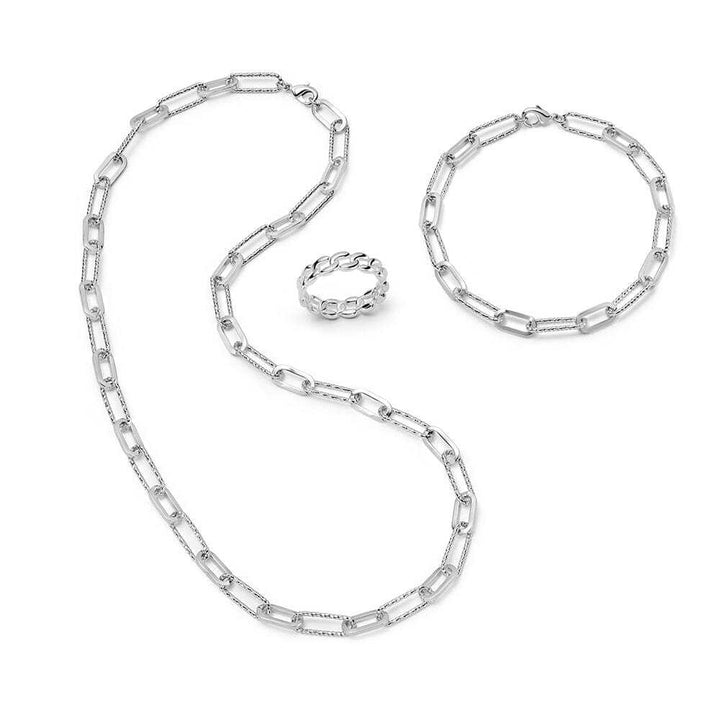 Daisy London Silver Plate Polly Chain Look