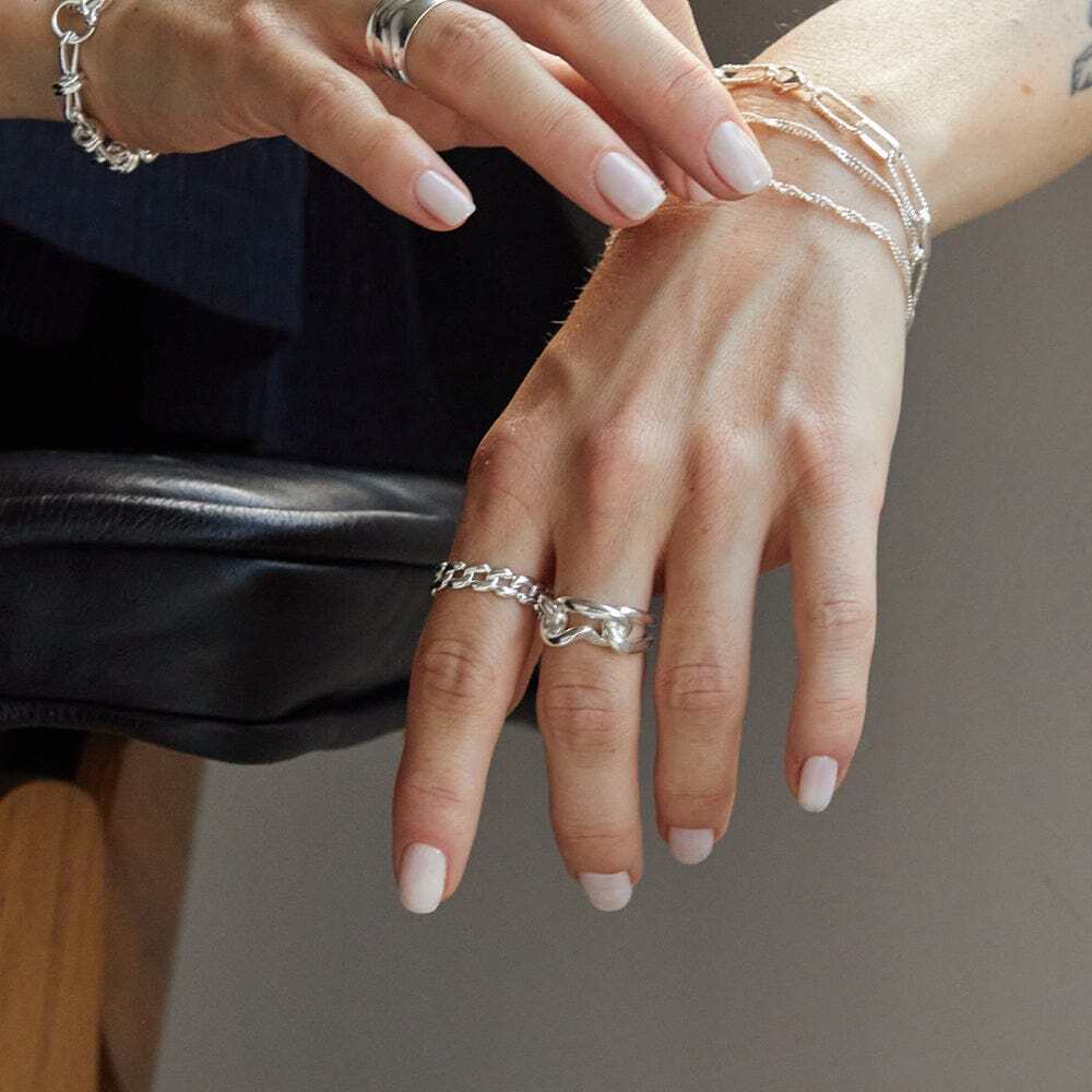 Daisy London Silver Plate Polly Chain Look Additional Image - 1