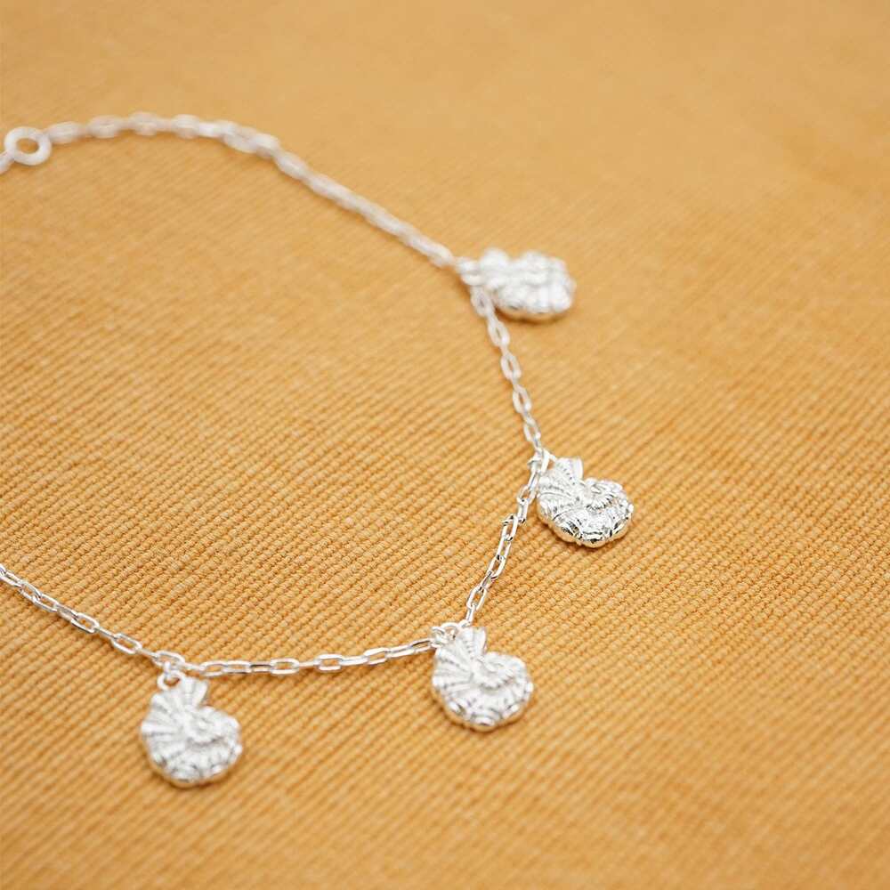 Daisy London Silver Plate Polly Shell Charm Bracelet Additional Image - 2