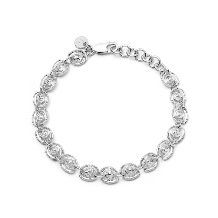 Daisy London Silver Plate Spiral Chain Bracelet - MococoDaisy LondonSBR09_SLV5056104135570Bracelets