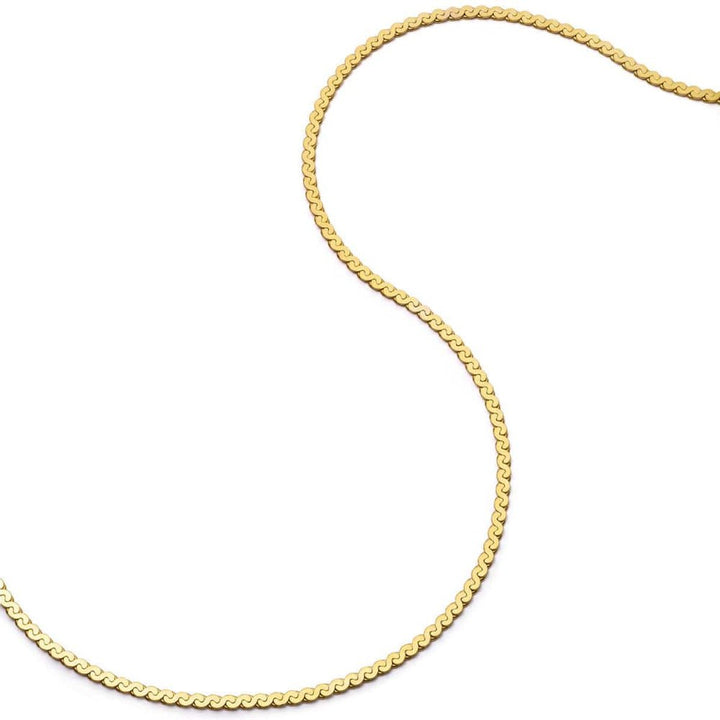 Daisy London Silver Plate Spiral Snake Chain Necklace - MococoDaisy LondonSN24_GP5056104135600Necklaces
