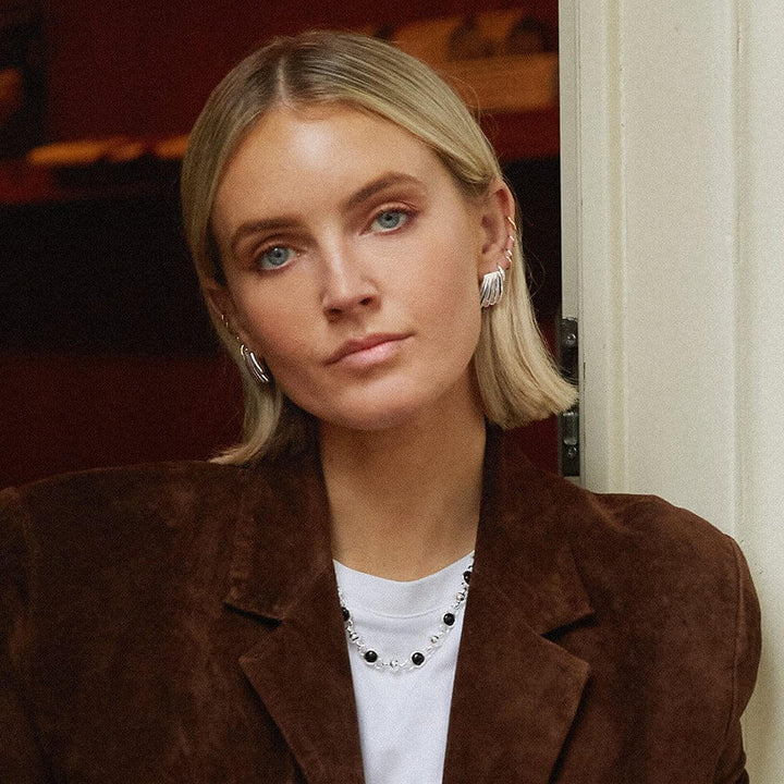 Daisy London Silver Plated Polly Sayer Mini Wave Stud Earrings - MococoDaisy LondonSPE13_SLVEarrings