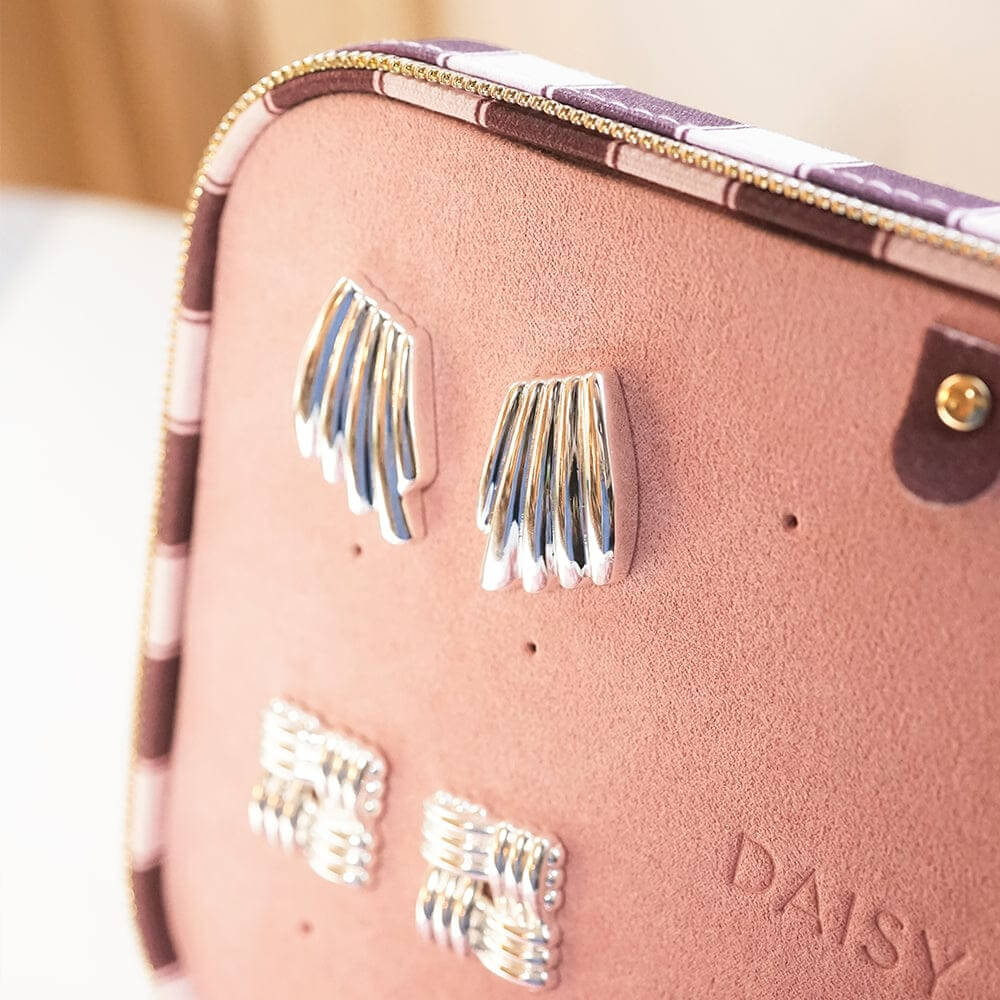 Daisy London Silver Plated Polly Sayer Oversized Wave Stud Earrings - MococoDaisy LondonSPE11_SLVEarrings