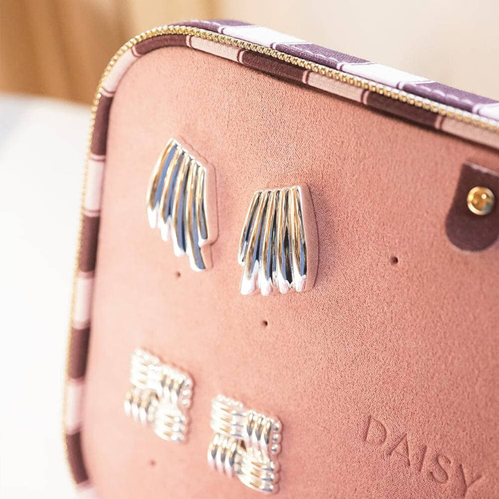 Daisy London Silver Plated Polly Sayer Oversized Wave Stud Earrings - MococoDaisy LondonSPE11_SLVEarrings