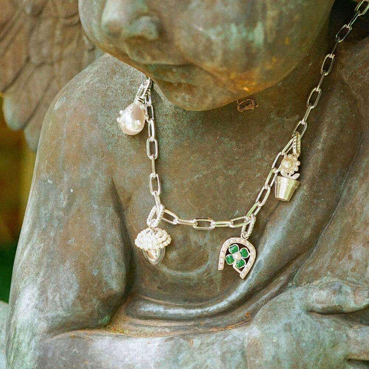 Daisy London Silver Shrimps Acorn Charm Pendant - MococoDaisy LondonSHC004_SLVCharms & Pendants