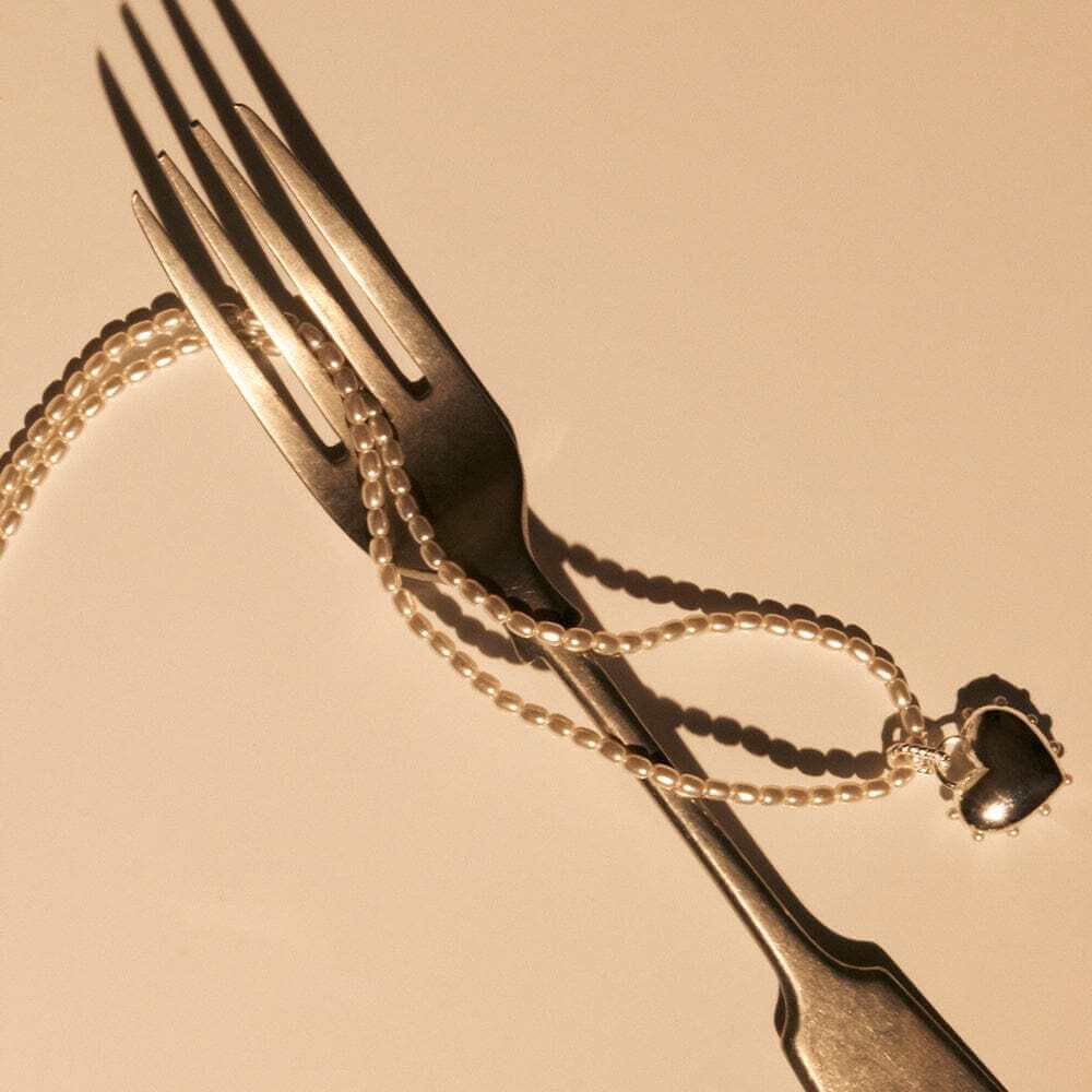 Daisy London Silver Shrimps Pearl Necklace - MococoDaisy LondonSHN008_SLVNecklaces
