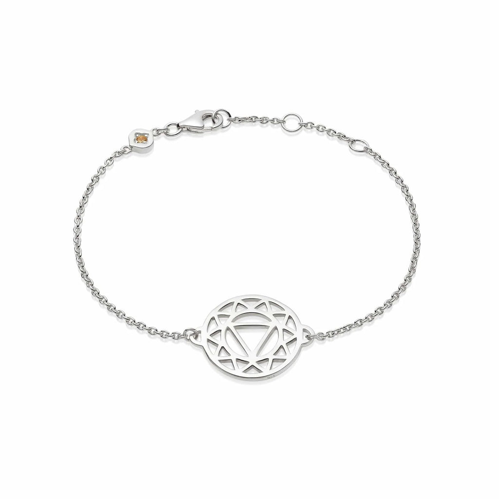 Solar Plexus Chakra Chain Bracelet