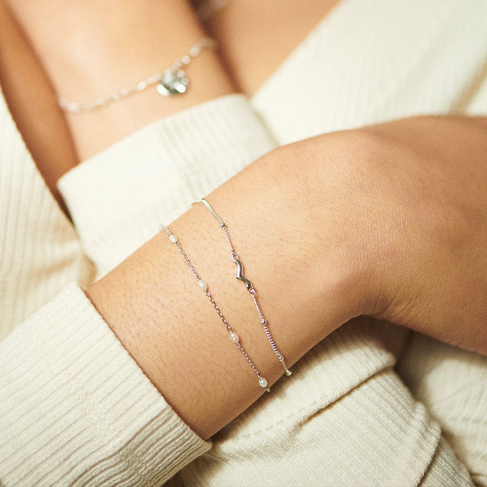 Daisy London Silver Treasures Seed Pearl Chain Bracelet - MococoDaisy LondonTBR03_SLVBracelets