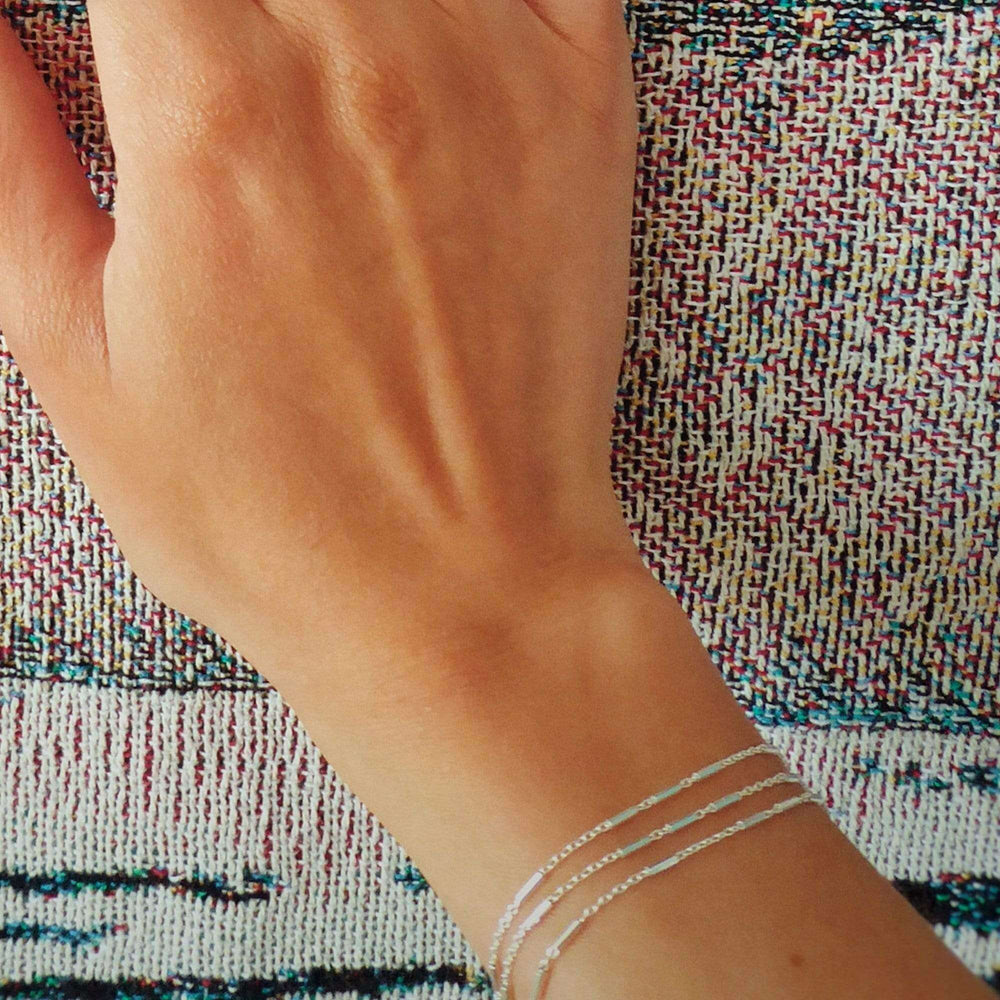 Daisy London Silver Triple Bar Chain Bracelet - MococoDaisy LondonNBR01_SLVBracelets