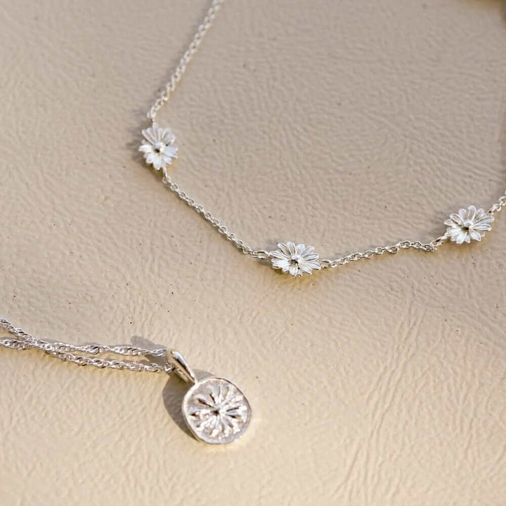 Daisy London Silver Triple Daisy Bracelet - MococoDaisy LondonDBBR01_SLVBracelets