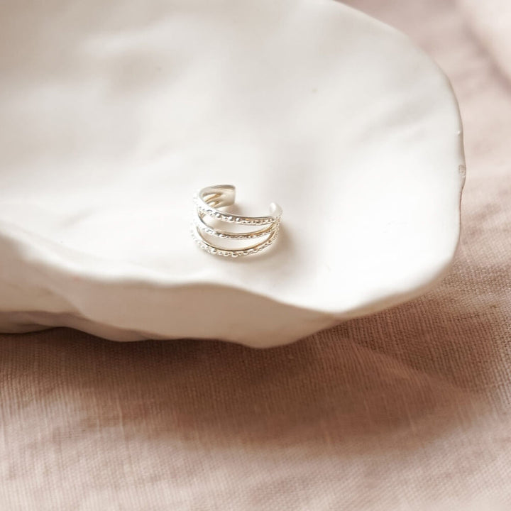 Daisy London Silver Triple Ear Cuff - MococoDaisy LondonCF01_SLVEarrings