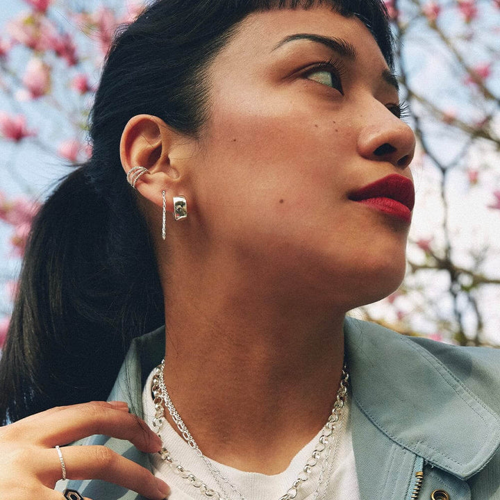 Daisy London Silver Triple Ear Cuff - MococoDaisy LondonCF01_SLVEarrings