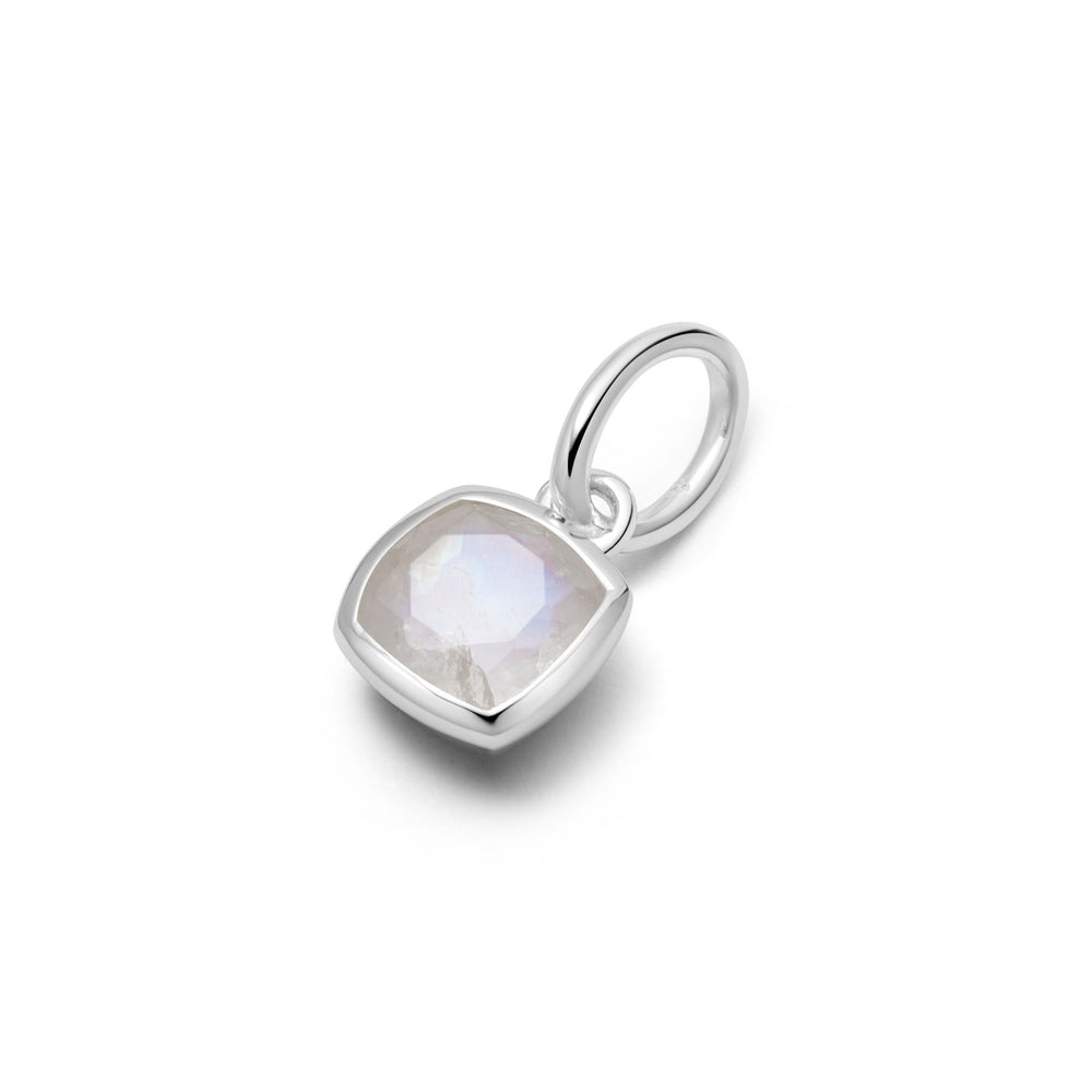 Daisy London Silver White Topaz April Birthstone Charm Necklace - MococoDaisy LondonBS16_SLVNecklaces
