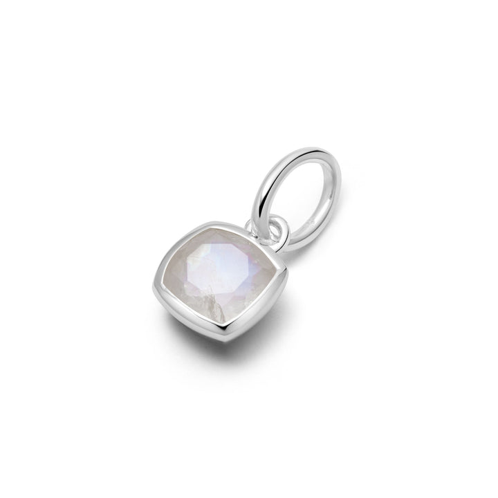 Daisy London Silver White Topaz April Birthstone Charm Necklace - MococoDaisy LondonBS16_SLVNecklaces