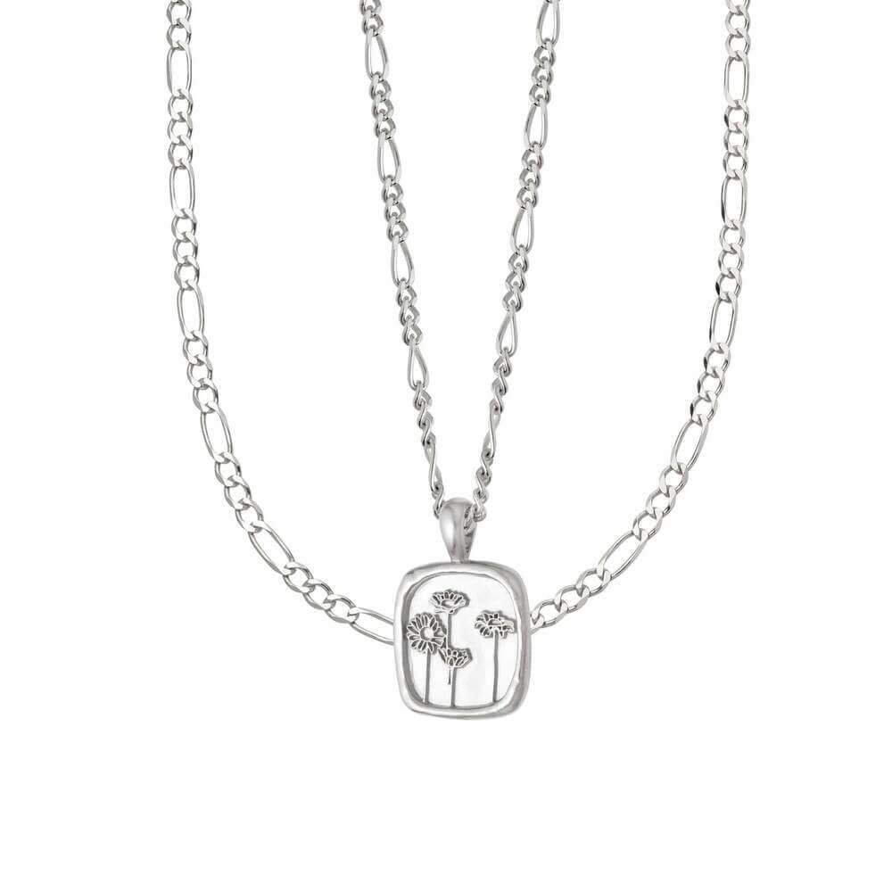 Daisy London Silver Wild And Free Necklace Layering Set - MococoDaisy LondonGSET87Jewellery Sets