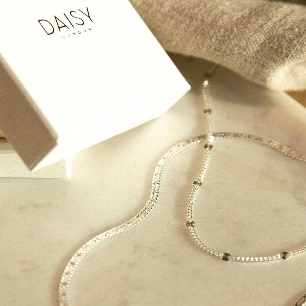 Daisy London Silver You Give Me Light' Layering Necklace Set - MococoDaisy LondonGSET34_SLVJewellery Sets
