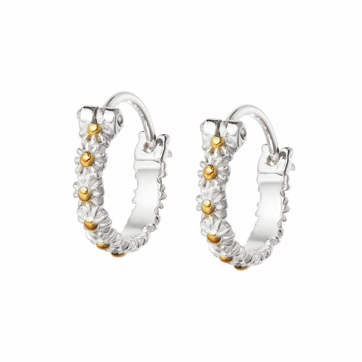 Daisy London Sterling Silver 10mm Daisy Iota Hoop Earrings - MococoDaisy LondonE5016_SLV5055379304056Earrings