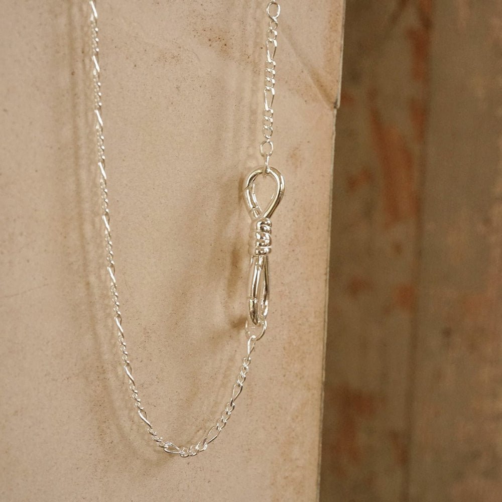 Daisy London Sterling Silver Apollo Carabiner Chain Necklace - MococoDaisy LondonESN01_SLV5056104136096Necklace