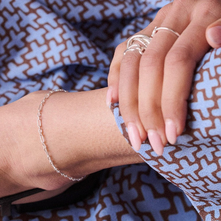 Daisy London Sterling Silver Apollo Chain Anklet - MococoDaisy LondonRSA01_SLV5056104133958Anklets