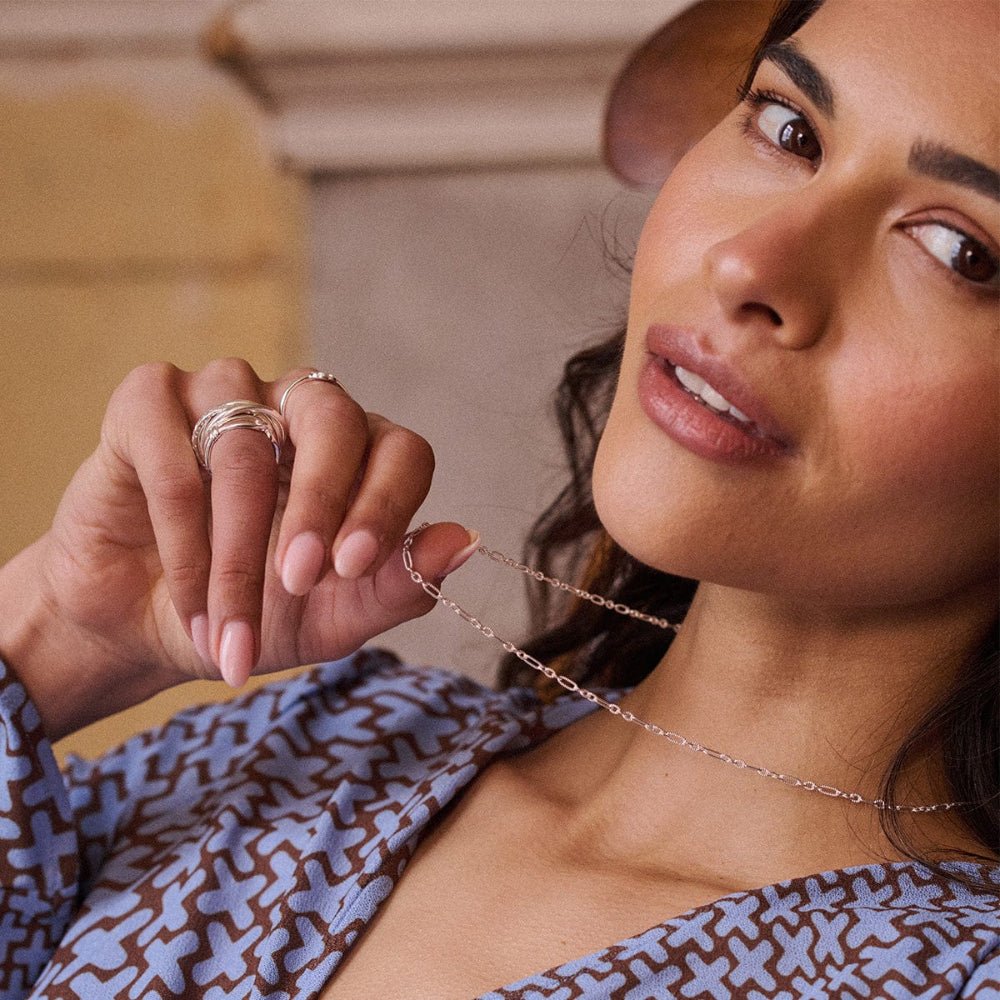 Daisy London Sterling Silver Apollo Chain Necklace - MococoDaisy LondonRSN02_SLV5056104134030Necklace