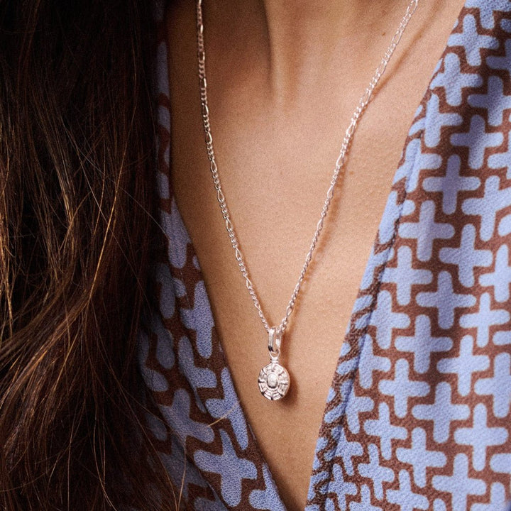 Daisy London Sterling Silver Apollo Pendant Necklace - MococoDaisy LondonRSN01_SLV5056104133613Necklace