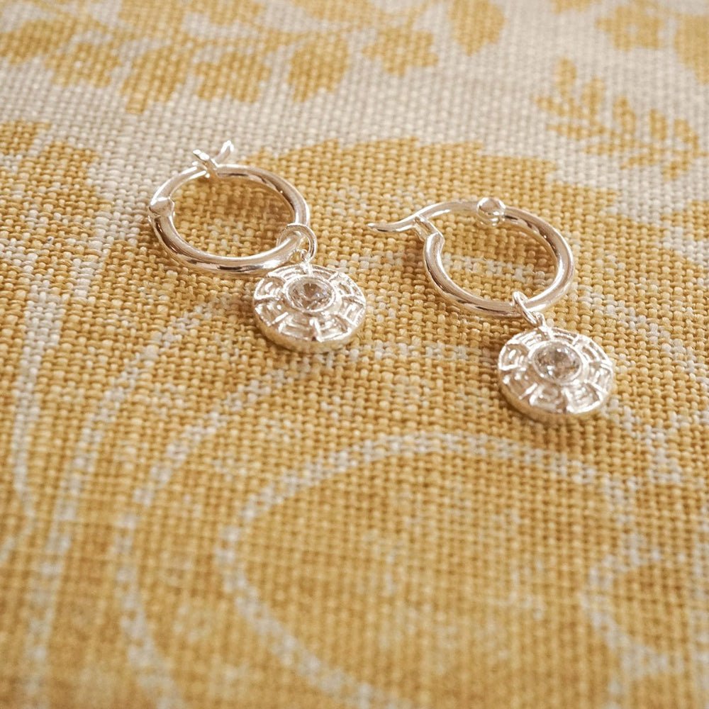 Daisy London Sterling Silver Apollo Sparkle Drop Earrings - MococoDaisy LondonRE06_SLV5056104133736Earrings